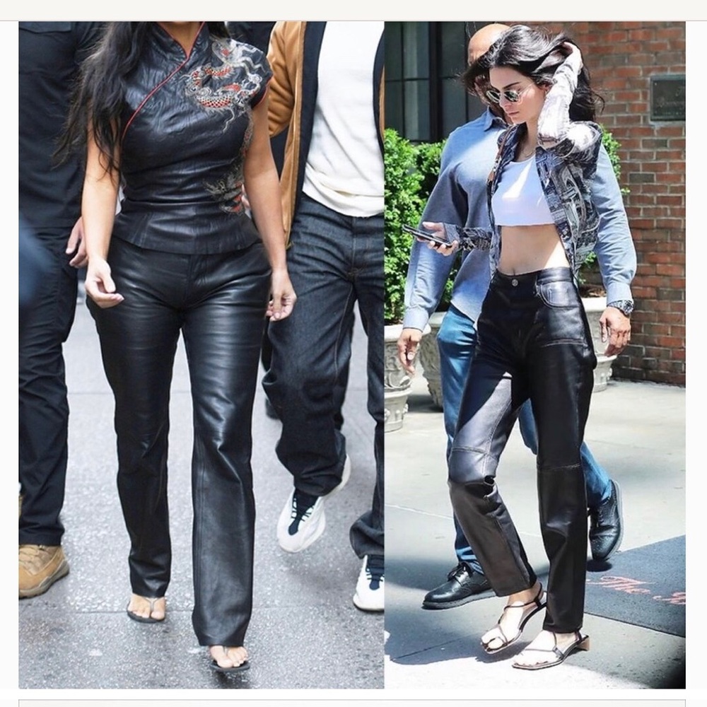 Nicole Miller Leather Pants